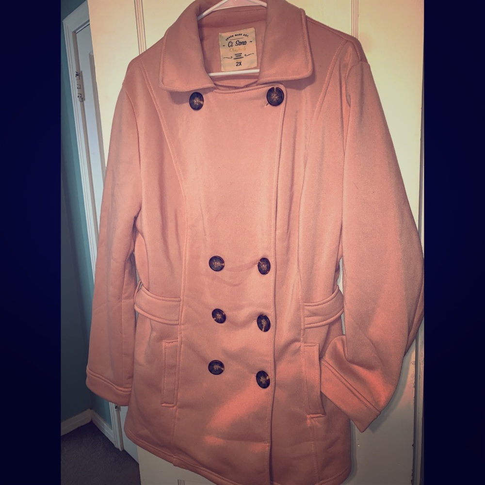 Blush Pea coat